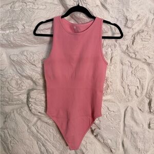 Pink Sleeveless Kids One Piece